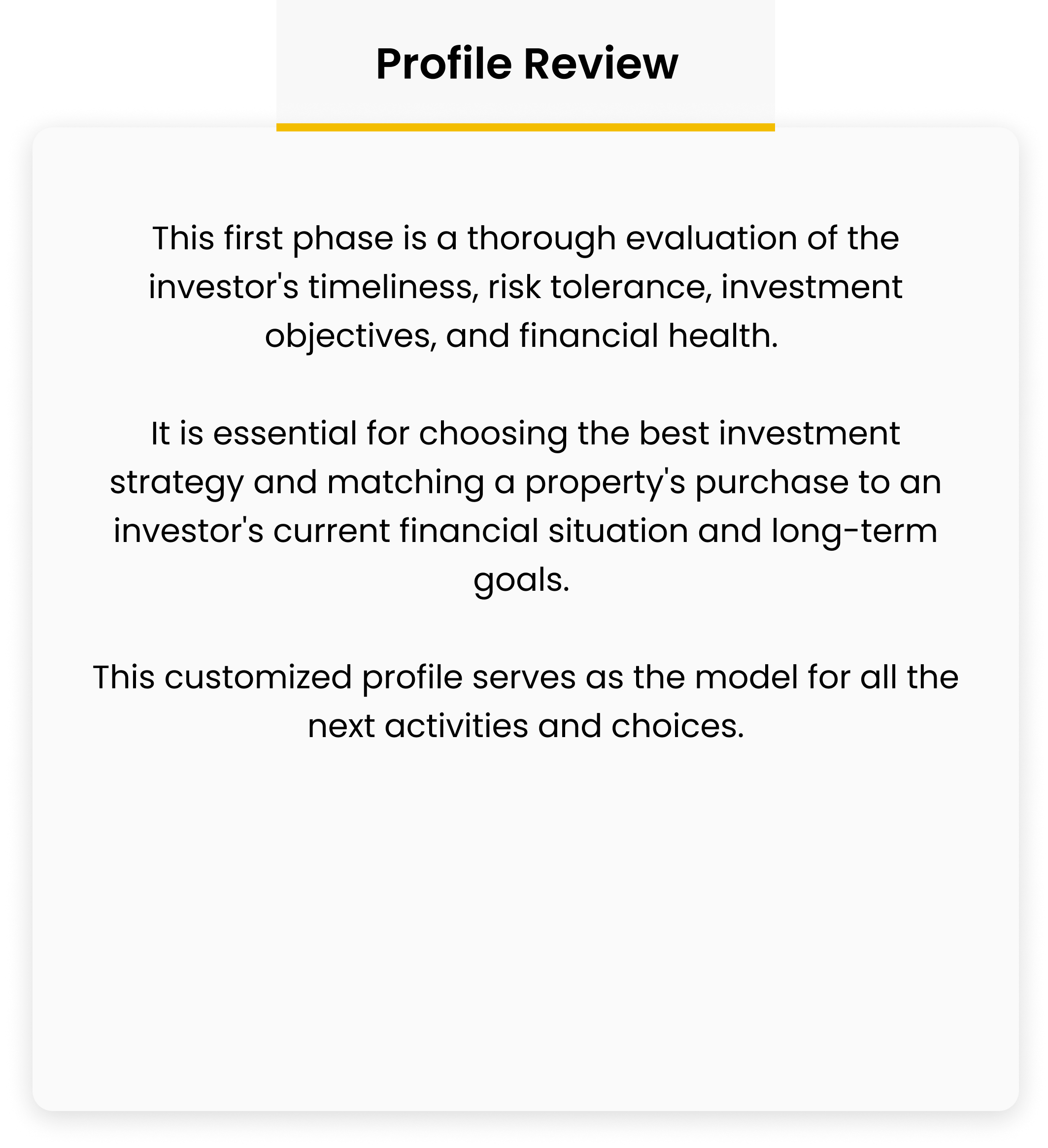 Profile Review